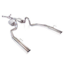 Load image into Gallery viewer, Stainless Works Dual Turbo S-Tube Mufflers Factory &amp; Performance Connect 1998-2002 Ford Crown Victoria - Stainless Works - CRVIC98CBLMF