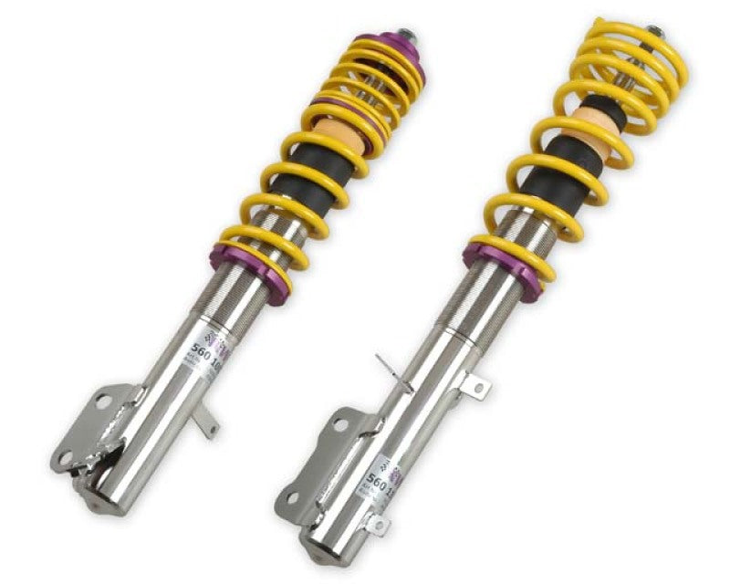 Height adjustable stainless steel coilover system with pre-configured damping 1998-2002 Toyota Corolla - KW - 10256002