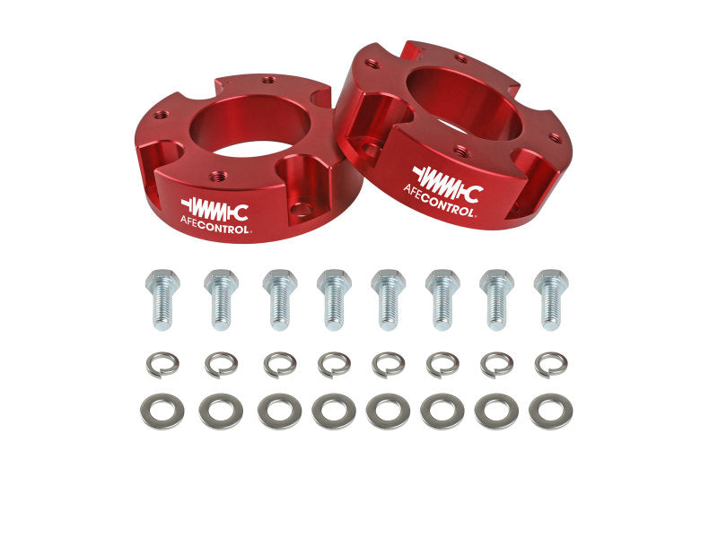 aFe CONTROL 2.0 IN Leveling Kit 07-21 Toyota Tundra - Red - aFe - 416-72T002-R