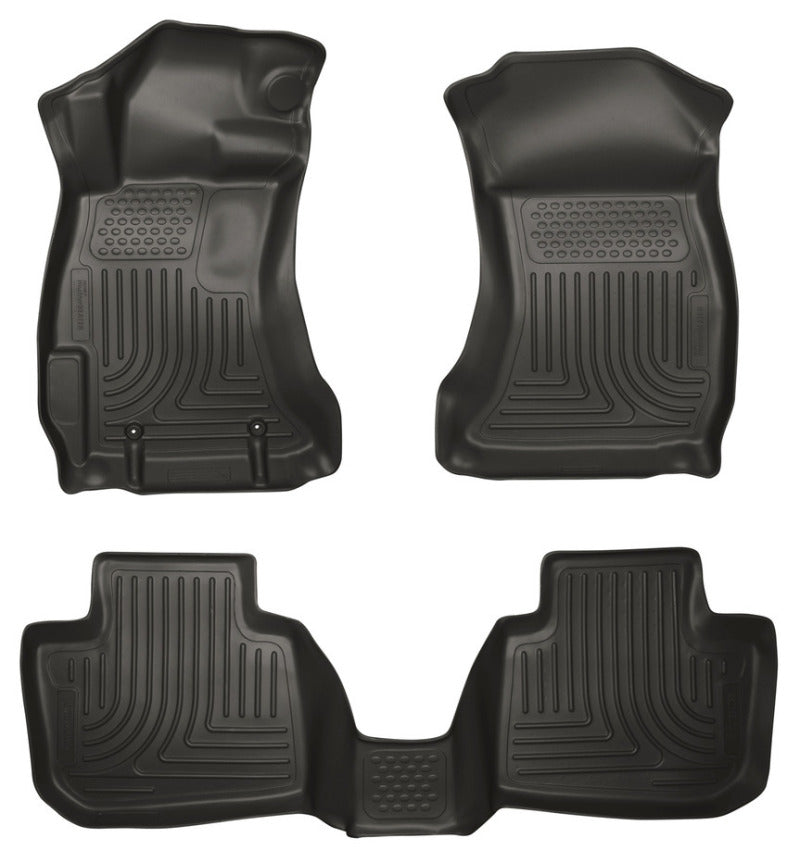 Weatherbeater - Front & 2nd Seat Floor Liners 2014-2018 Subaru Forester - Husky Liners - 99881