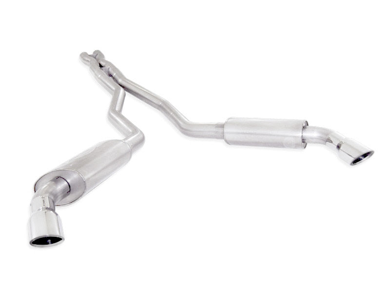 Stainless Works Catback Dual Turbo Chambered Mufflers Performance Connect 2010-2015 Chevrolet Camaro - Stainless Works - CA10CBL