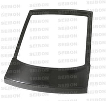 Load image into Gallery viewer, OEM-style carbon fiber trunk lid for 1989-1994 Nissan 240SX HB - Seibon Carbon - TL8994NS240HB