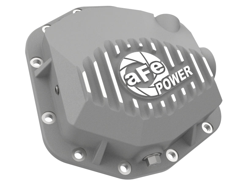 aFe Power Street Series Rear Differential Cover Raw w/Machined Fins 18-21 Jeep Wrangler JL Dana M200 - aFe - 46-71090A