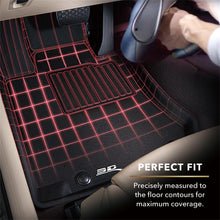 Load image into Gallery viewer, 3D MAXpider 20+ Hyundai Sonata Kagu 1st &amp; 2nd Row Floormats - Black - 3D MAXpider - L1HY10301509