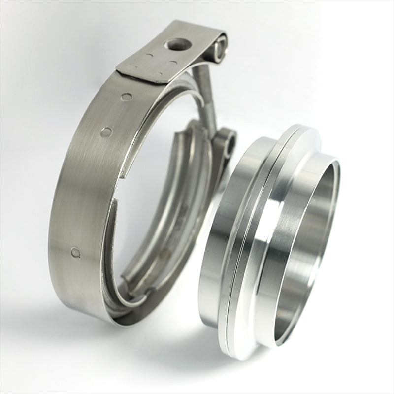 Stainless Bros 4.0in 304SS V-Band Assembly - 2 Flanges/1 Clamp - Stainless Bros - 603-10210-0002