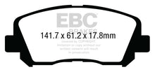 Load image into Gallery viewer, Yellowstuff Street And Track Brake Pads; 2015 Chrysler 200 - EBC - DP43007R