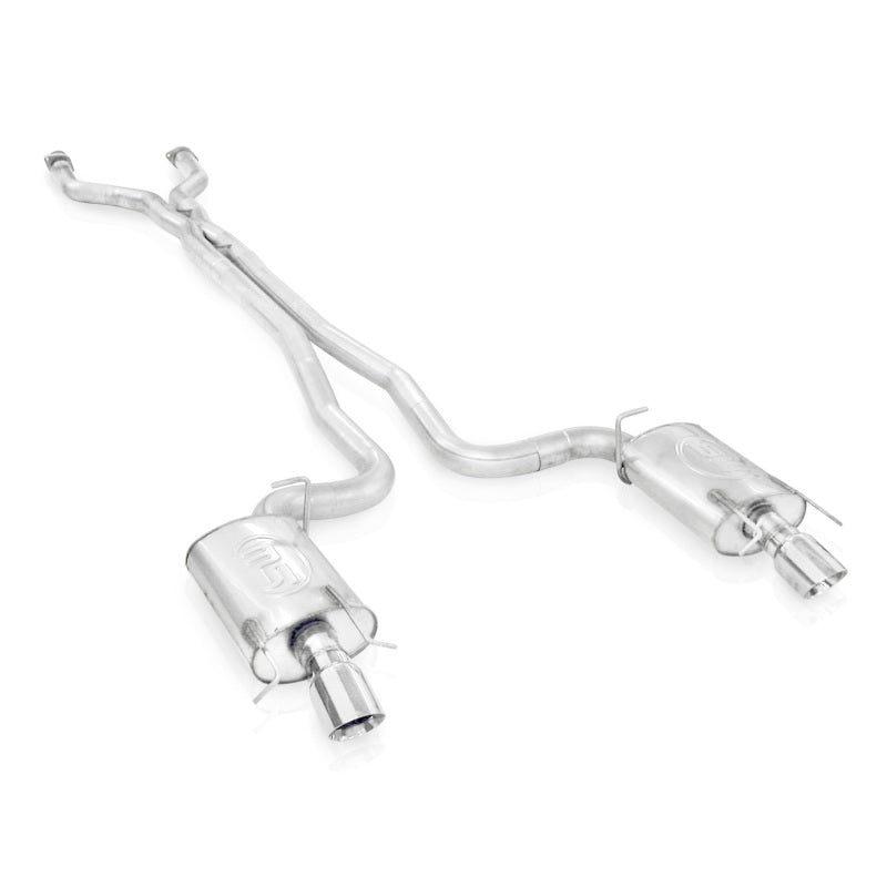 Stainless Works Catback Dual Turbo Chambered Mufflers Factory Connect 2009-2015 Cadillac CTS - Stainless Works - CTSV9CBC