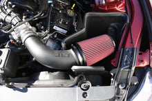 Load image into Gallery viewer, JLT 15-17 Ford Mustang V6 Black Textured Cold Air Intake Kit w/Red Filter - JLT - CAI-FMV6-15