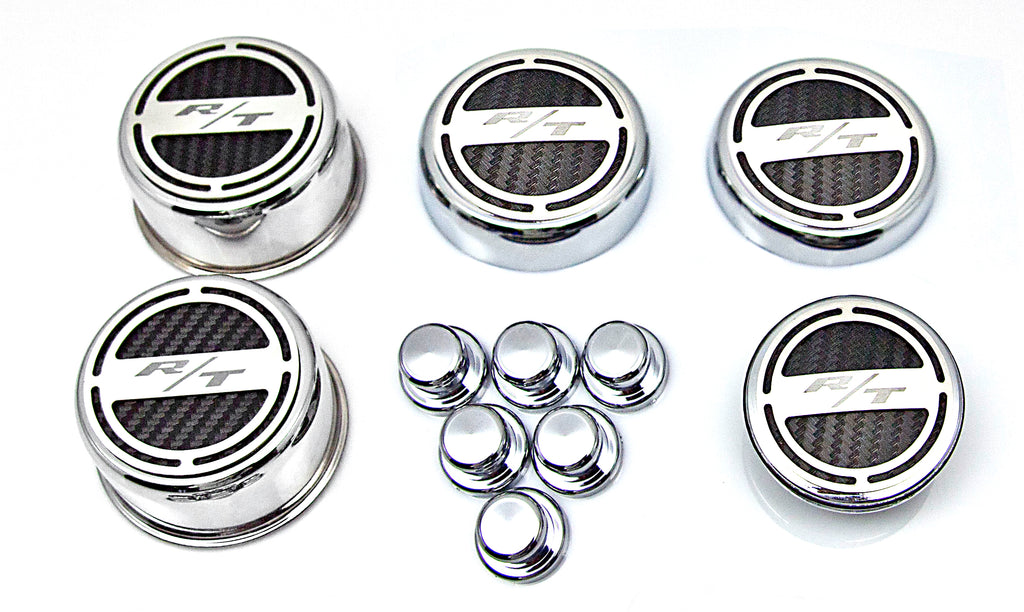 Cap Cover Sets "RT" 11pc Deluxe includes Shock Tower Cap Covers BBLK - American Car Craft - 333054-PUR