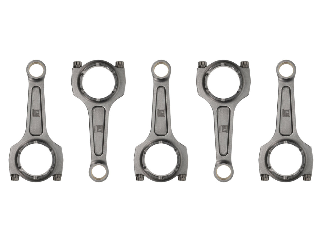 K1 Technologies Volvo B5 Connecting Rod Set, 143.00 mm Length, 23.00 mm Pin, 53.006 mm Journal, 3/8 in. ARP 2000 Bolts, Forged 4340 Steel, I-Beam, Set of 5. - 344DW21143