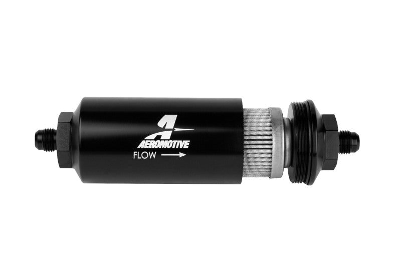 Aeromotive In-Line Filter - (AN-06 Male) 100 Micron Stainless Steel Element - Aeromotive Fuel System - 12349