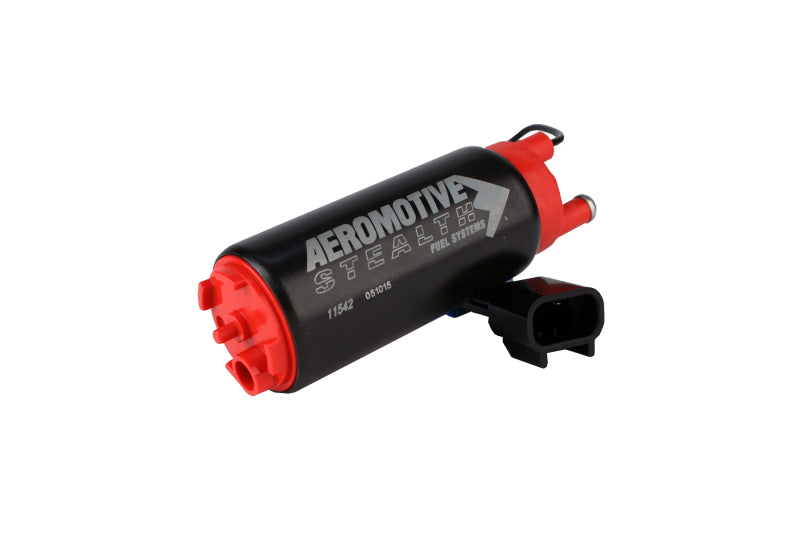 Aeromotive 340 Series Stealth In-Tank E85 Fuel Pump - Offset Inlet - Inlet Inline w/Outlet - Aeromotive Fuel System - 11542