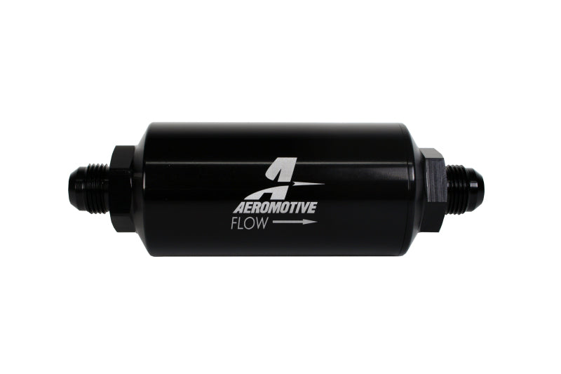 Aeromotive In-Line Filter - (AN -08 Male) 100 Micron Stainless Steel Element - Aeromotive Fuel System - 12379