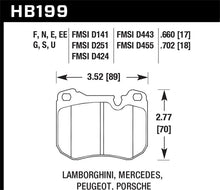 Load image into Gallery viewer, Disc Brake Pad Set ER-1 Disc Brake Pad, Front, 0.702 Thickness, -    - Hawk Performance - HB199D.702