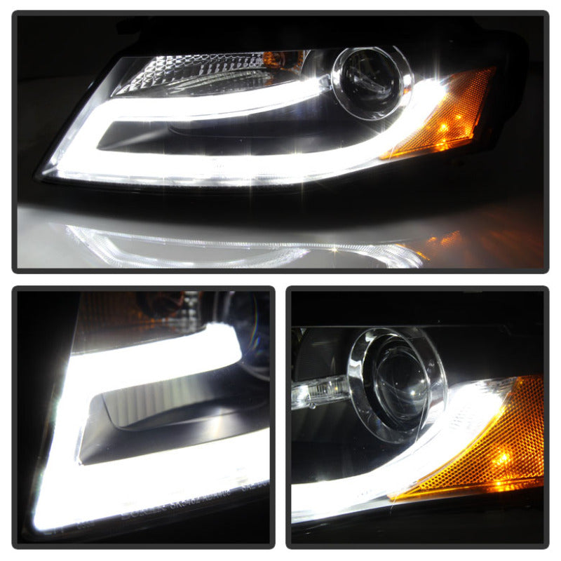 Spyder Signature) Projector Headlights - DRL LED - Black 2009-2012 Au –  Grudge Motorsports