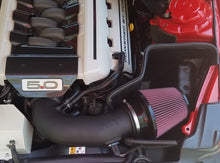 Load image into Gallery viewer, JLT 15-17 Ford Mustang GT Black Textured Cold Air Intake Kit w/Red Filter - Tune Req - JLT - CAI-FMG-15