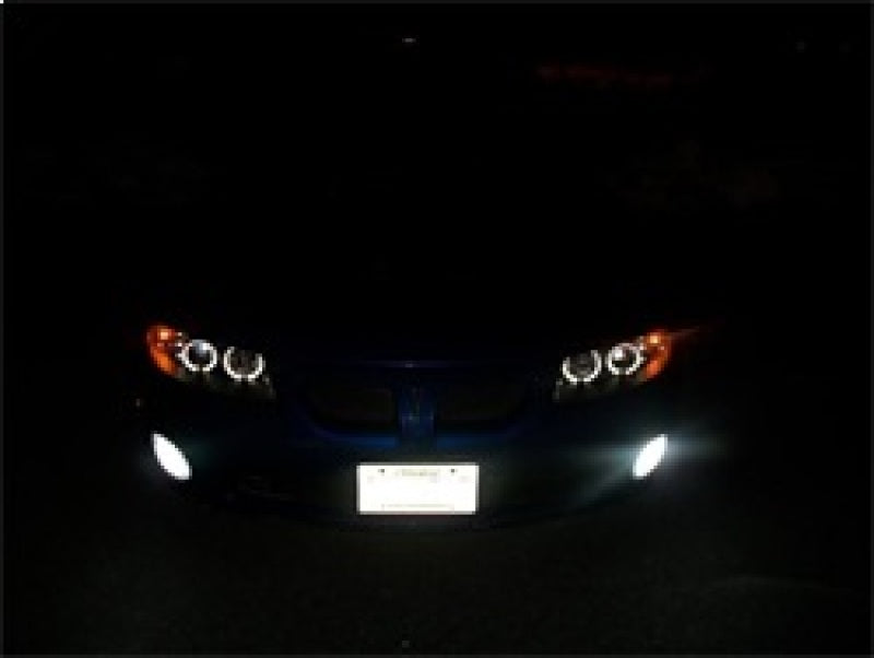 Spyder Signature) Projector Headlights - LED Halo - Black 2004