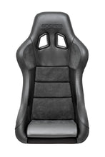 Load image into Gallery viewer, Sparco Seat QRT Performance Leather/Alcantara Black (Must Use Side Mount 600QRT) - SPARCO - 008012RPNR