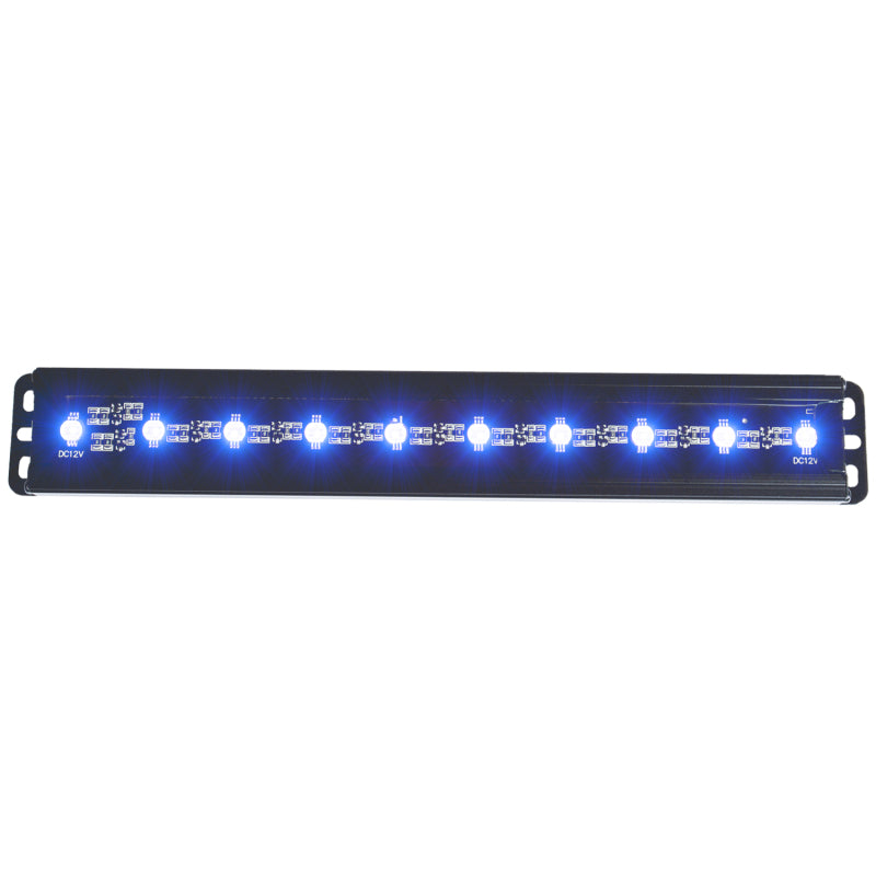 Slimline LED Light Bar; 12 in.; 10 LEDs; Blue LEDs;    - Anzo USA - 861150