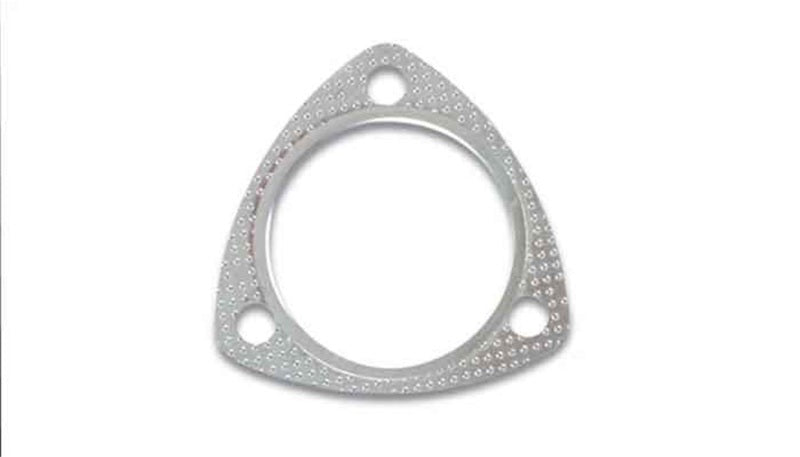 3-Bolt High Temperature Exhaust Gasket; 3.5 in. I.D; Flexible Graphite; - VIBRANT - 1464