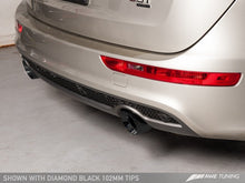 Load image into Gallery viewer, AWE Tuning Audi 8R Q5 3.0T Touring Edition Exhaust Dual Outlet Diamond Black Tips - AWE Tuning - 3015-33054
