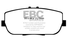 Load image into Gallery viewer, Yellowstuff Street And Track Brake Pads; 2017-2018 Fiat 124 Spider - EBC - DP41775R