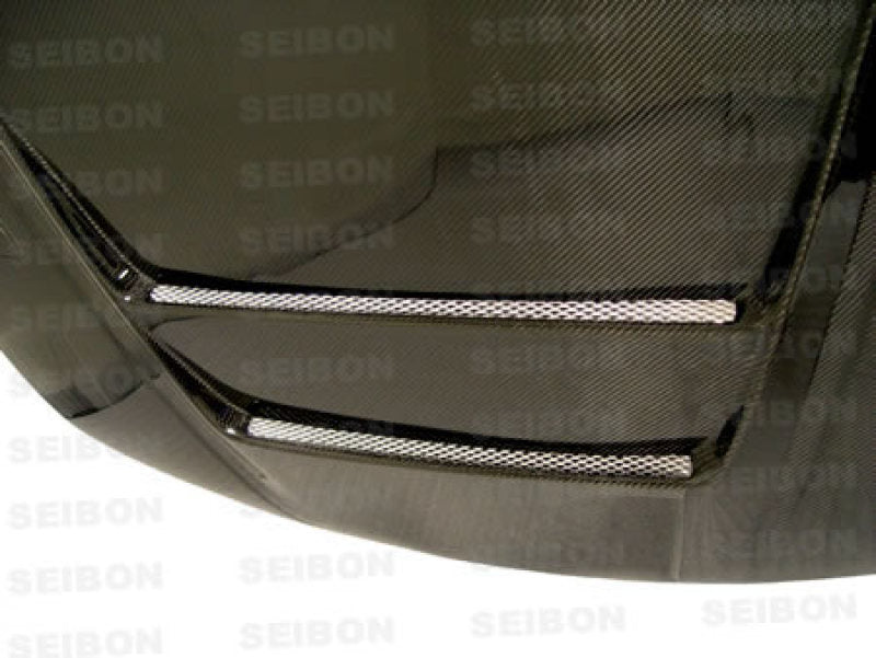DVII-style carbon fiber hood for 1999-2001 Nissan S15 - Seibon Carbon - HD9901NSS15-DVII