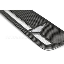 Load image into Gallery viewer, Carbon fiber hood vent for 2010-2014 Ford Shelby GT500 - Anderson Composites - AC-HV11MU500