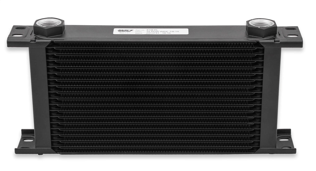 UltraPro Oil Cooler, Black, 19 Row, -10AN Female, Wide, - Earl's Performance - 419ERL