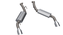 Load image into Gallery viewer, QTP 14-15 Chevrolet Camaro SS 6.2L 304SS AR3 Axle Back Exhaust w/4.5in Tips - QTP - 600114