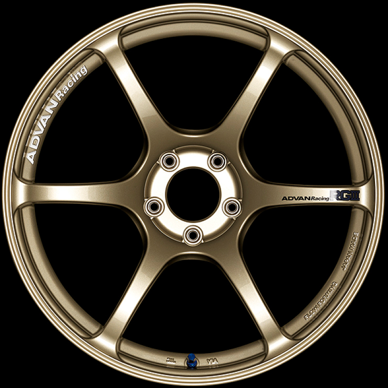 Advan RGIII 19x10 +35 5-114.3 Racing Gold Metallic Wheel - Advan - YAR9K35EZ