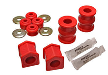 Load image into Gallery viewer, Sway Bar Bushing Set; Red; Front; Bar Dia. 13/16 in.; Performance Polyurethane; - Energy Suspension - 5.5136R
