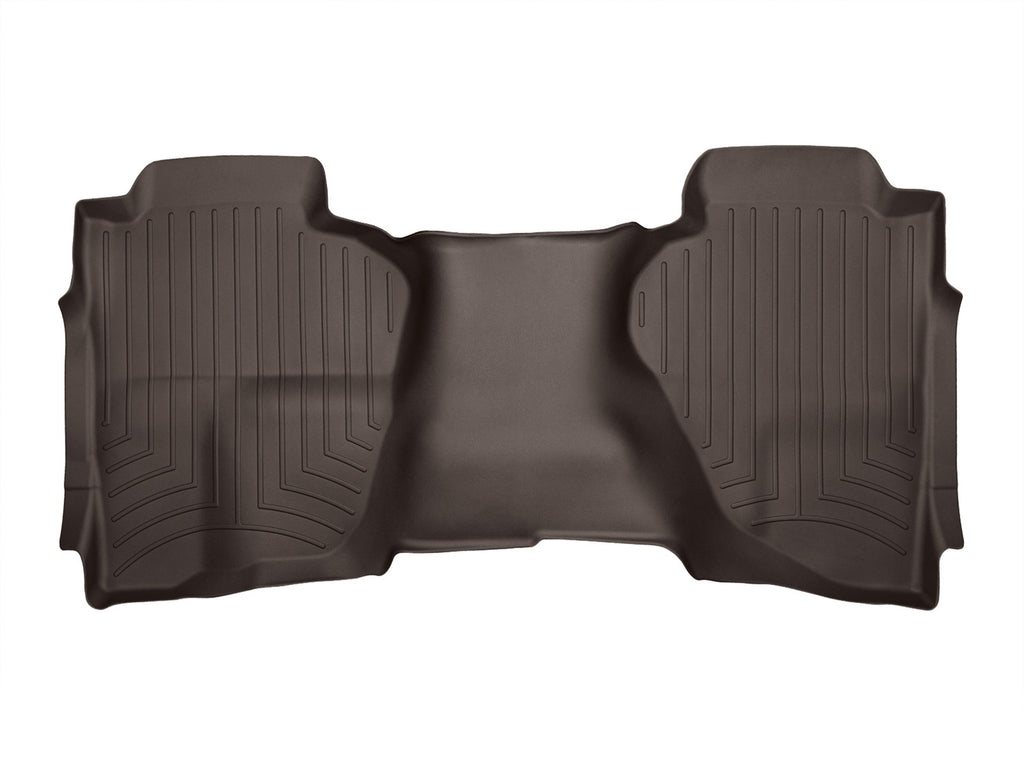 3D Floor Mats; Cocoa; Rear; 2015-2021 Ford F-150 - Weathertech - 476973IM