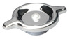 TWIST-IN Style OIL CAP; GM Vehicles; Rubber with CHROME Top- PLAIN - Trans-Dapt Performance - 4804