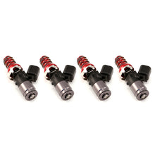 Load image into Gallery viewer, Injector Dynamics 1700cc Injectors-48mm Length-Mach 11mm Top (WRX Spec)-Denso Low Cushion(Set of 4) 2008 Subaru Forester - Injector Dynamics - 1700.48.11.WRX.4