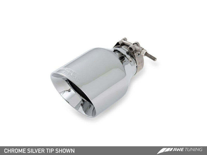 AWE Tuning VW MK7 Golf SportWagen Track Edition Exhaust w/Chrome Silver Tips (90mm) - AWE Tuning - 3020-22016