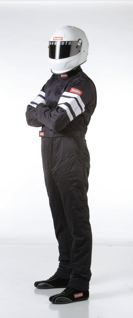 RaceQuip Black SFI-5 Suit - Medium - Racequip - 120003