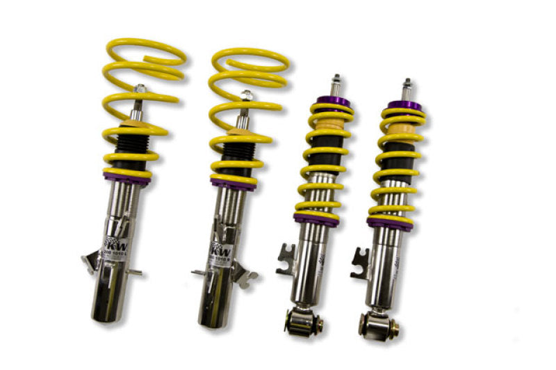 Height adjustable stainless steel coilovers with adjustable rebound damping 2009-2011 Mini Cooper - KW - 15220056