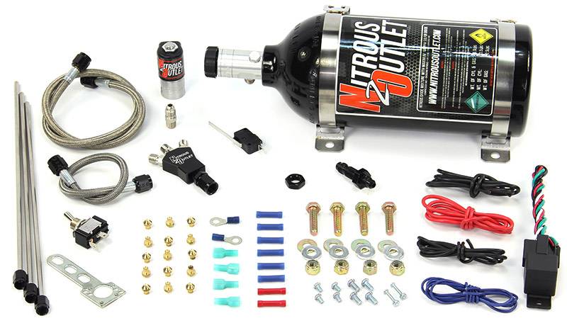 Powersports Dry Triple Discharge Hard Line System 30-45-60-75-90 HP No Bottle Nitrous Outlet - Nitrous Outlet - 50-10103-00