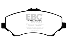 Load image into Gallery viewer, 6000 Series Greenstuff Truck/SUV Brakes Disc Pads; FMSI Front Pad Design-D1273; 2008-2011 Chrysler Town &amp; Country - EBC - DP61798