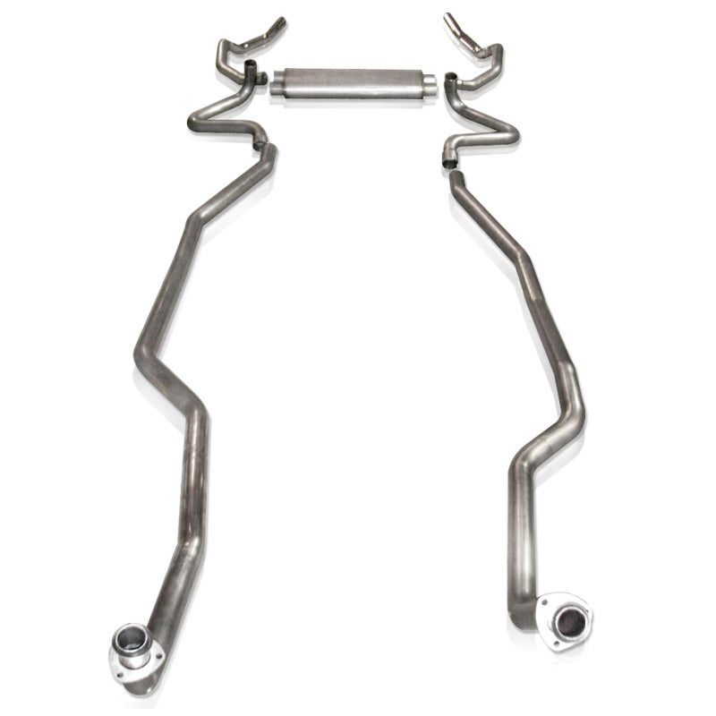 Stainless Works SBC Catback Transverse Muffler Fits Factory Manifolds 1969 Chevrolet Camaro - Stainless Works - CA6913S