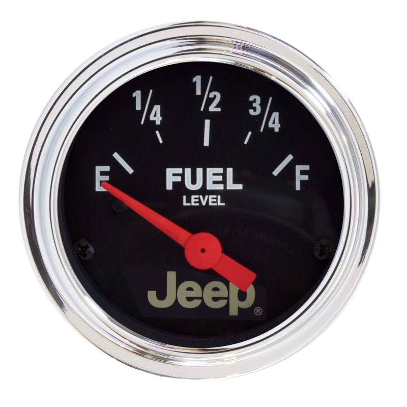 GAUGE; FUEL LEVEL; 2 1/16in.; 73OE TO 10OF; ELEC; JEEP - AutoMeter - 880428