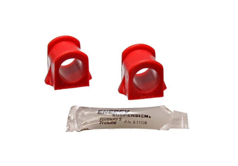 Sway Bar Bushing Set; Red; Front; Bar Dia. 20mm; Performance Polyurethane; - Energy Suspension - 7.5118R