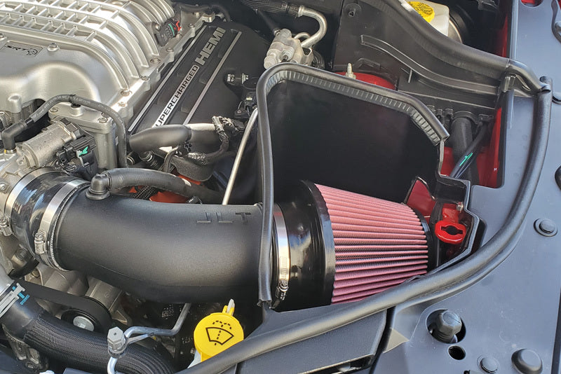 JLT 2021 Dodge Durango Hellcat 6.2L Black Textured Cold Air Intake Kit w/Red Filter - JLT - CAI-DDHC-21