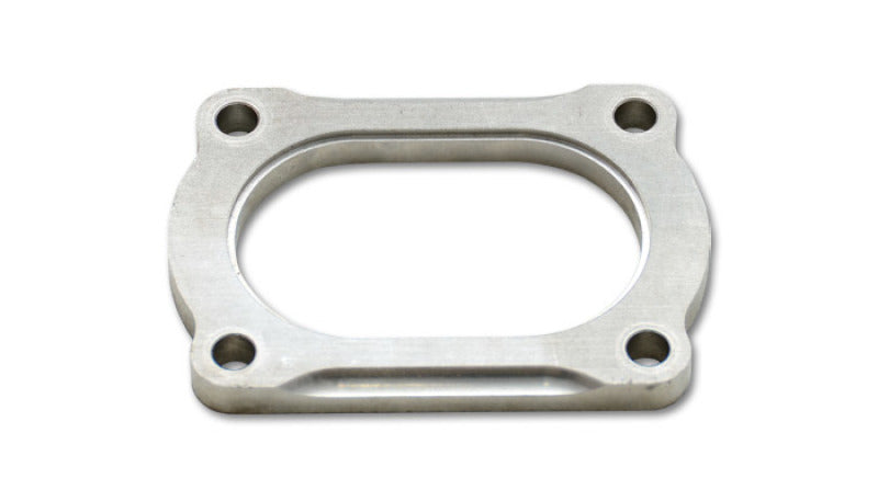 4 Bolt Flange; For 3.5 in. Nominal Oval Tubing; 304 Stainless Steel; - VIBRANT - 13176S