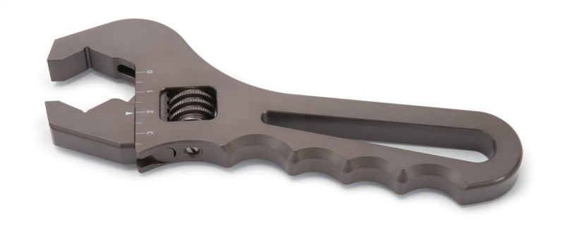 ADJUSTABLE AN WRENCH V-FLATS ALUMINUM GRAY ANODIZE - Russell - 654410