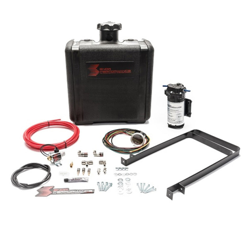 Diesel Stage 2 Boost Cooler Water-Methanol Injection Kit Dodge 5.9L Cummins (Red - Snow Performance - SNO-400