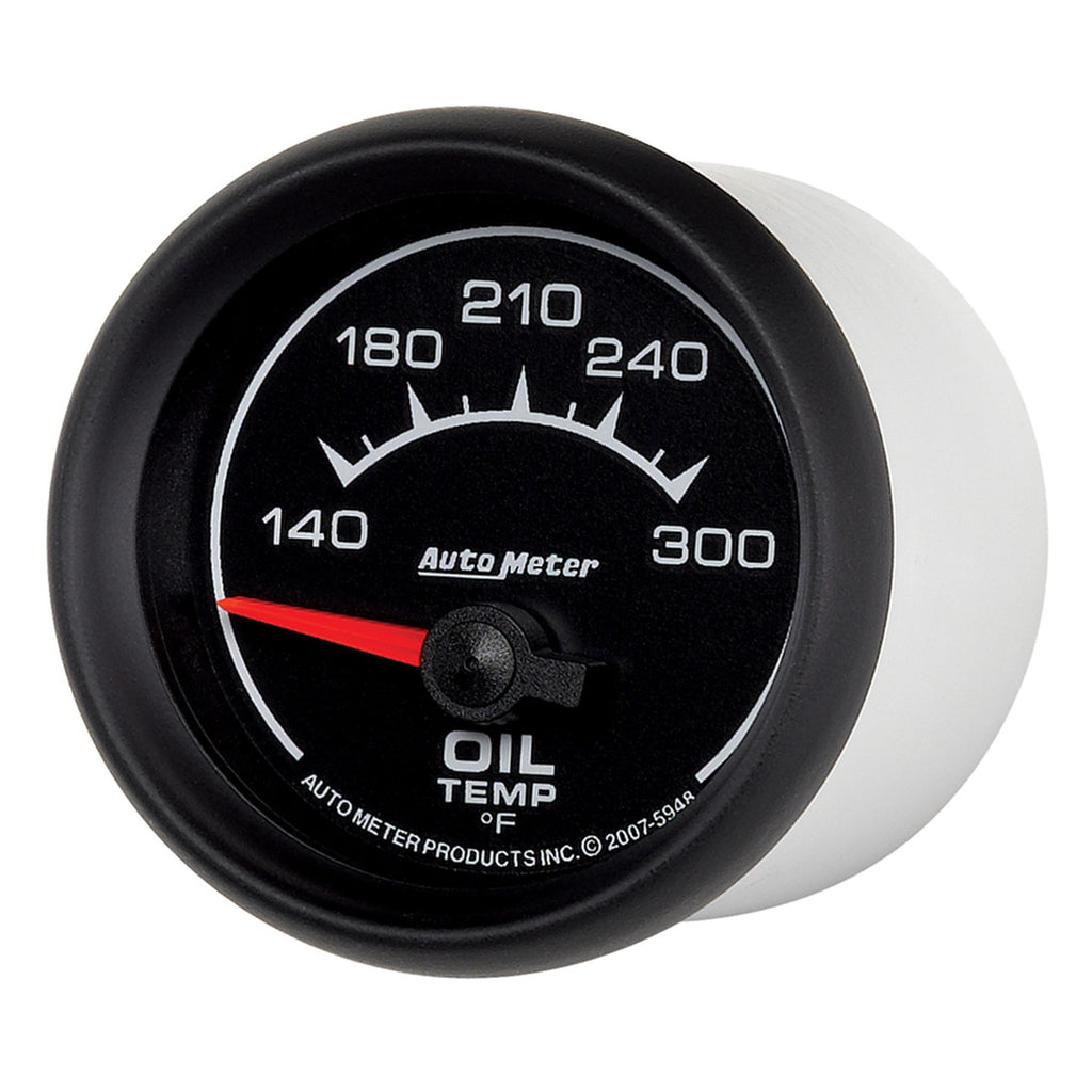 GAUGE; OIL TEMP; 2 1/16in.; 140-300deg.F; ELECTRIC; ES - AutoMeter - 5948