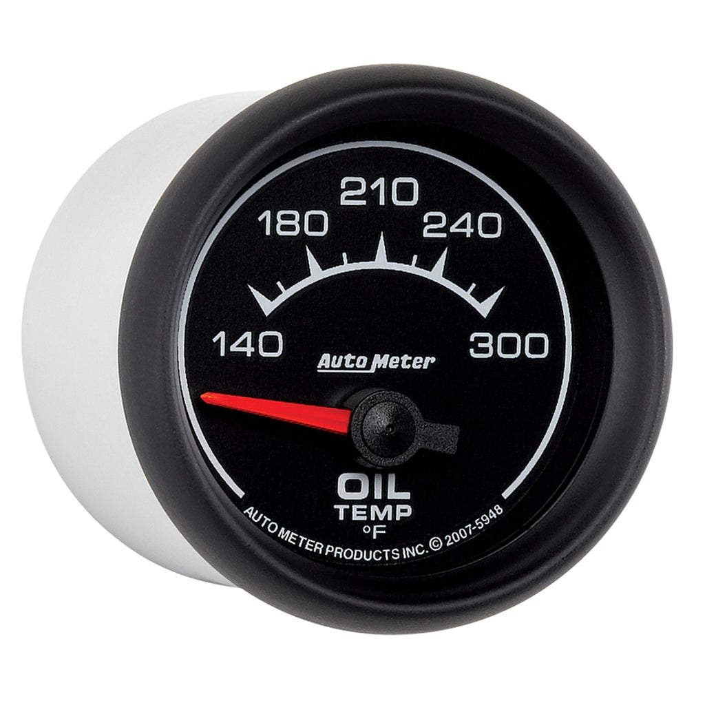 GAUGE; OIL TEMP; 2 1/16in.; 140-300deg.F; ELECTRIC; ES - AutoMeter - 5948