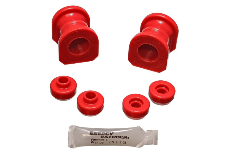 Sway Bar Bushing Set; Red; Front; Bar Dia. 25mm; Performance Polyurethane; - Energy Suspension - 7.5123R